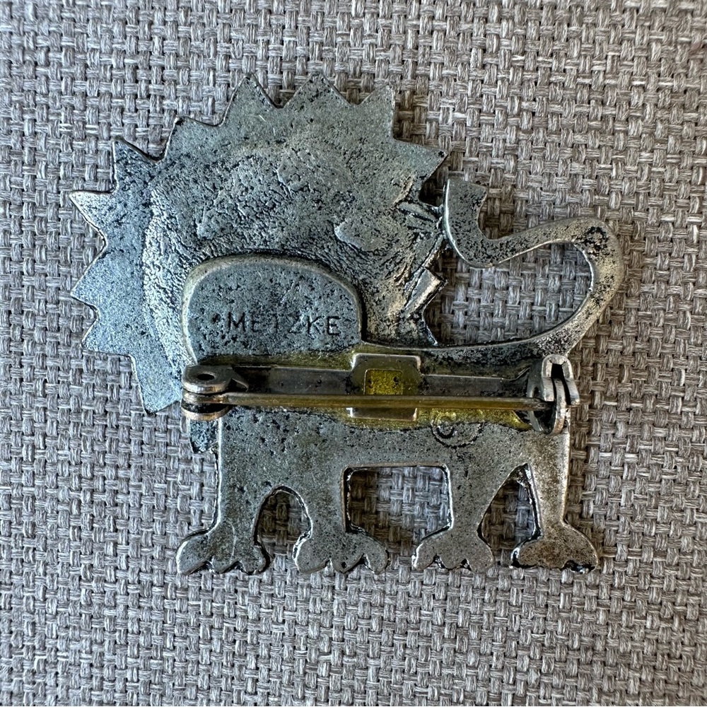 Metzke Lion Pin Brooch - Picture 2 of 4
